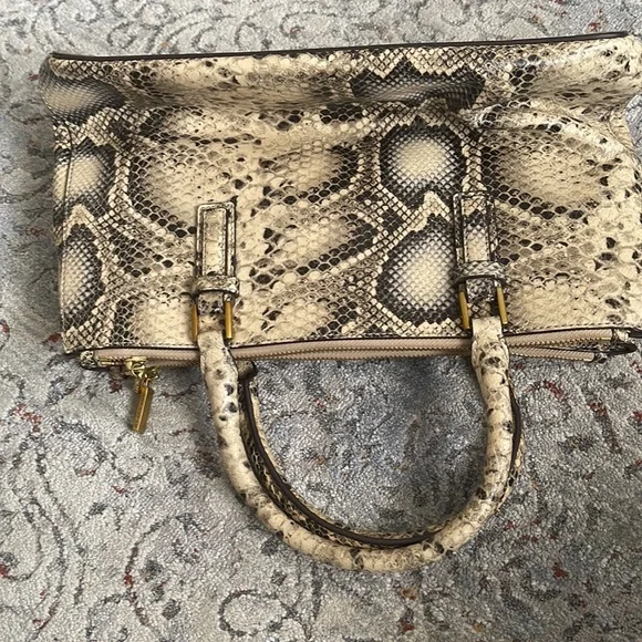 Tory Burch snakeskin Satchel display picture 2